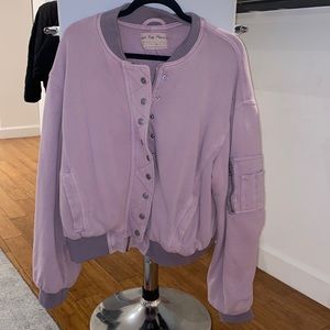 Lavender oversized jacket